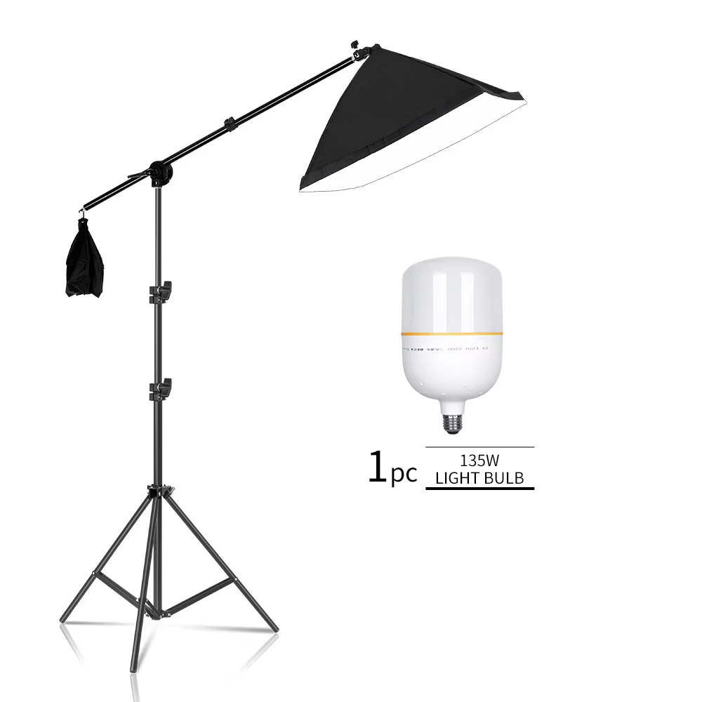Photography Lighting And Composition - 写真撮影用ソフトボックススタジオフォト5500K照明キット連続光システム50x70cmソフトボックス（電球とアクセサリー付き）