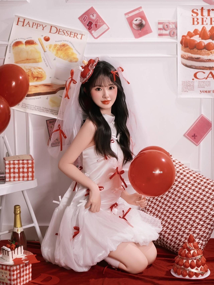 Photography Lighting Studio - 2026年新作、甘いプリンセス風のバースデーフォト撮影用衣装、韓国システムスタジオ照明、可愛らしい女の子の写真撮影用コスチューム。