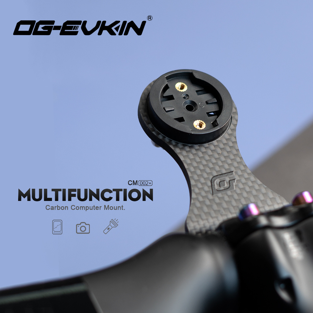Photography Lighting Devices - OG-EVKIN CM-02+ バイクステムエクステンション カーボンコンピューターマウント コードテーブルラック GPS/バイクコンピューター/カメラ/ライト