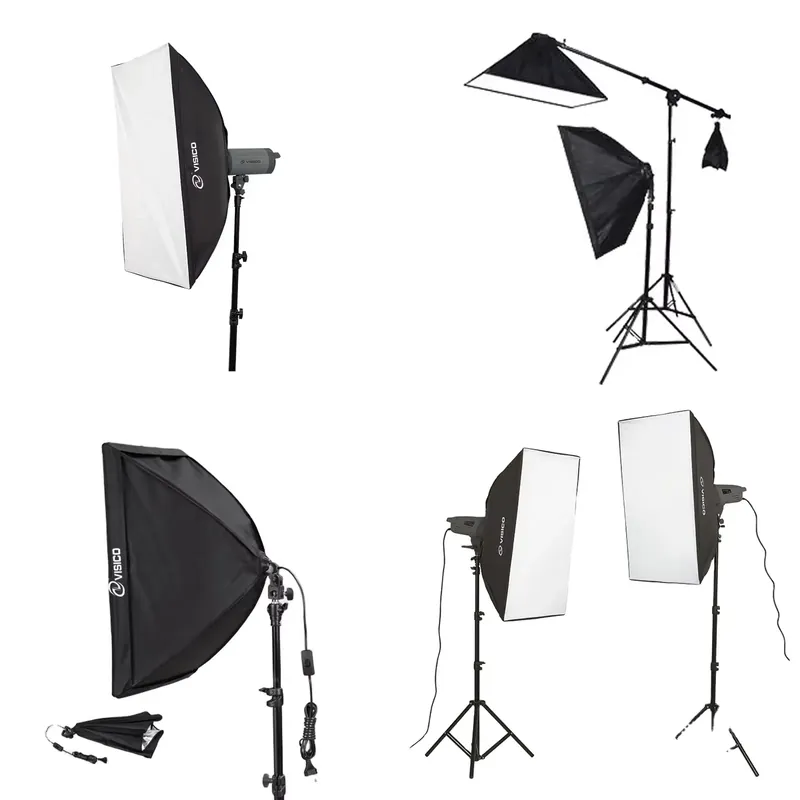 Photography Lighting Studio - 高品質ポータブルフォトスタジオ撮影用スピードライトブラックライトソフトボックスライトスタンドフォトソフトボックス