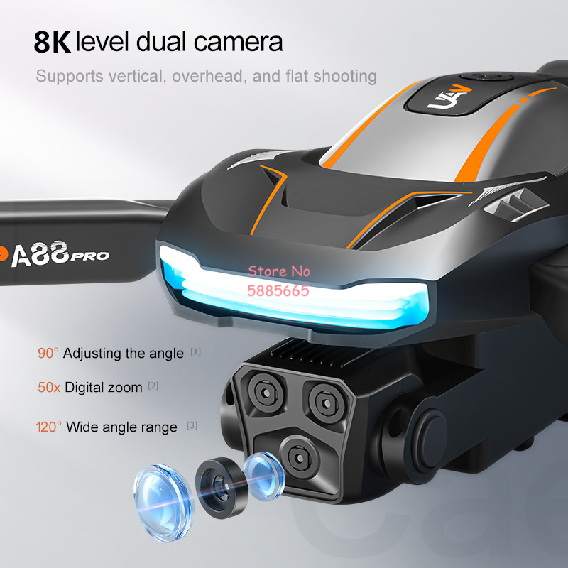 8K航空写真撮影 オプティカルフローポジショニング FPV  - Photography Lighting Position のレビューと価格