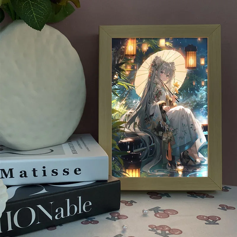 初音ミクシリーズライトペインティング、ナイトデコレーション、 - Photography Lighting Devices のレビューと価格