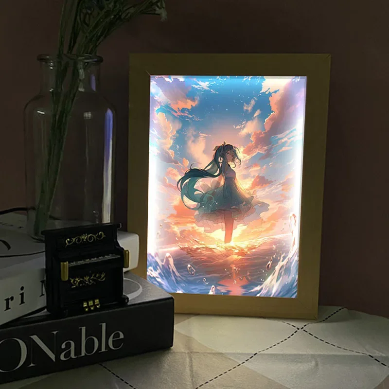 初音ミクシリーズライトペインティング、ナイトデコレーション、 - Photography Lighting Devices のレビューと価格