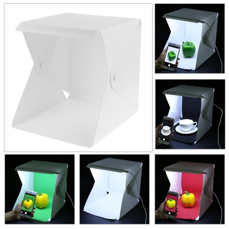 【C】ポータブルLEDフォトスタジオライトボックス折りたたみ - Photography Lightning のレビューと価格