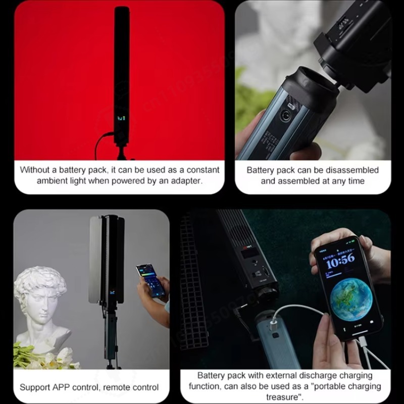 2700-7500K RGB ポータブルLEDビデオスタジオ - Photography Lighting Studio のレビューと価格