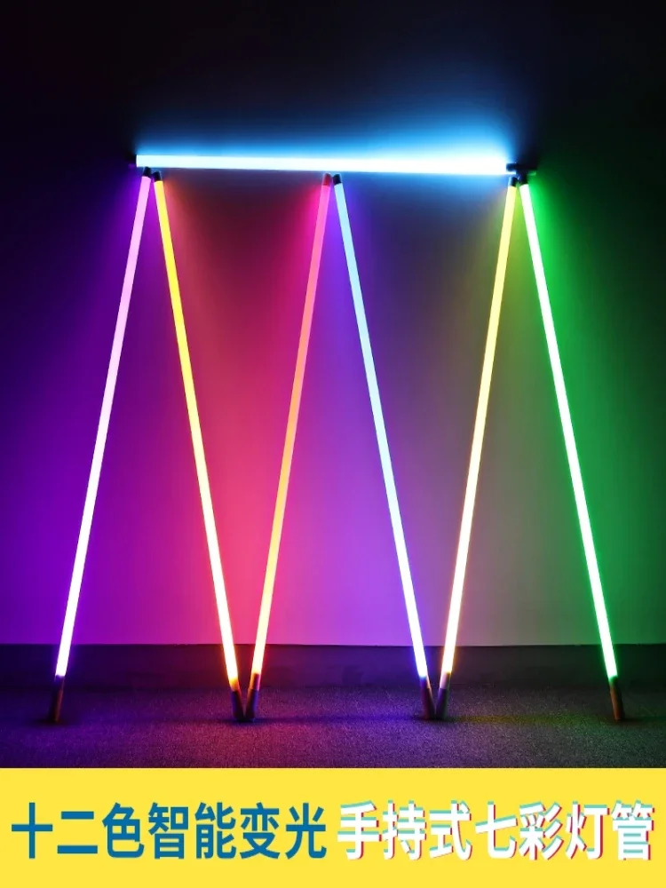 充電式LEDランプ カラーハンドヘルドランプ ダンススタジオ - Photography Lighting And Composition のレビューと価格