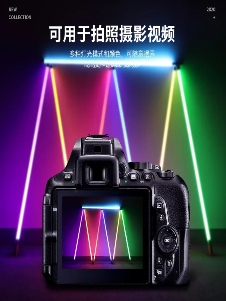 充電式LEDランプ カラーハンドヘルドランプ ダンススタジオ - Photography Lighting And Composition のレビューと価格
