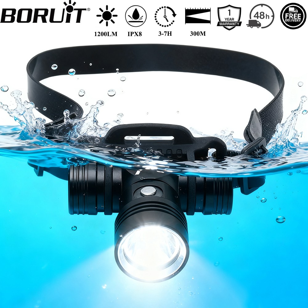 BORUiT B14 1200LM LED スキューバダイビ - Photography Using Lighting のレビューと価格