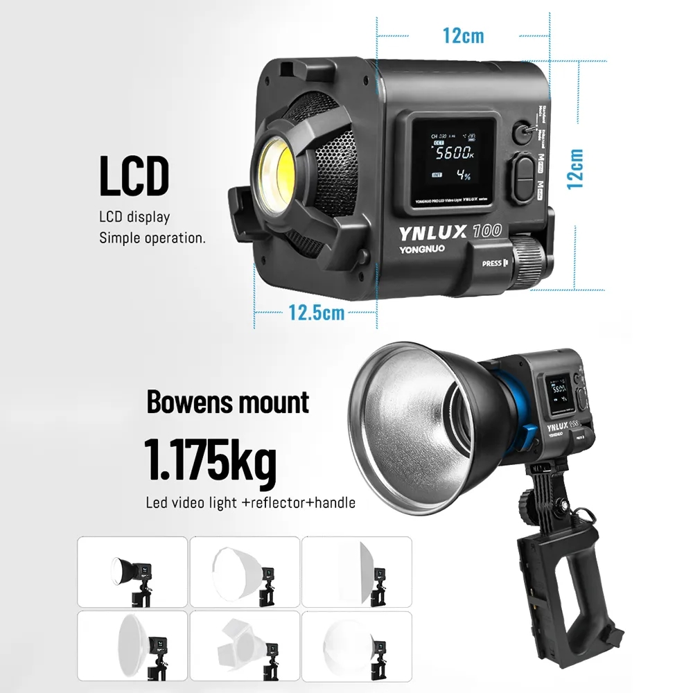 YONGNUO YNLUX100 100W 3200K-56 - Photography Lighting Studio のレビューと価格