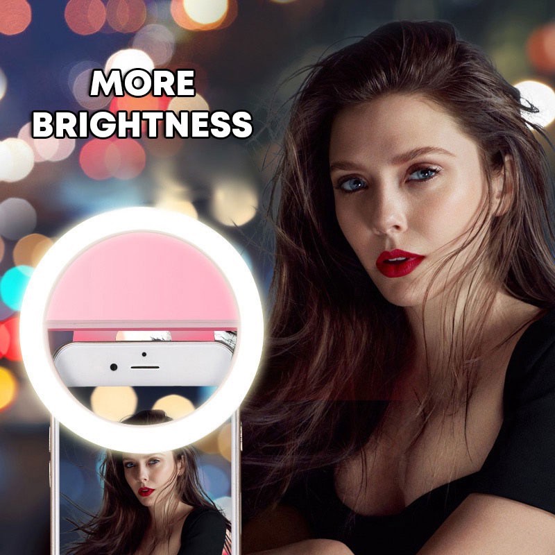 LEDセルフィーリングライト,3レベル調整モード,USB充電 - Photography Lighting Studio のレビューと価格