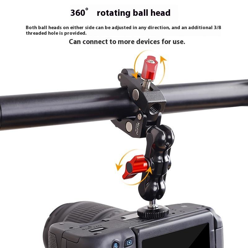 ダブルボールヘッド付きカメラスーパークランプ - モニター/ - Photography Lighting Position のレビューと価格