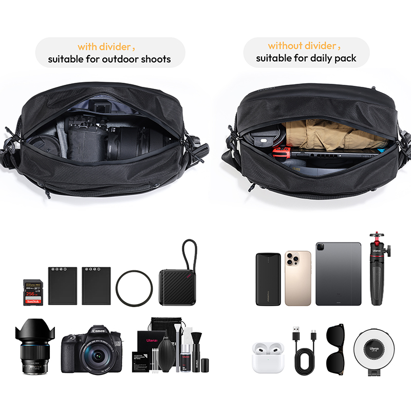 Ulanzi-トラベルスリング,v2収納バッグ,ミラーレスカ - Photography Lighting Outdoor のレビューと価格
