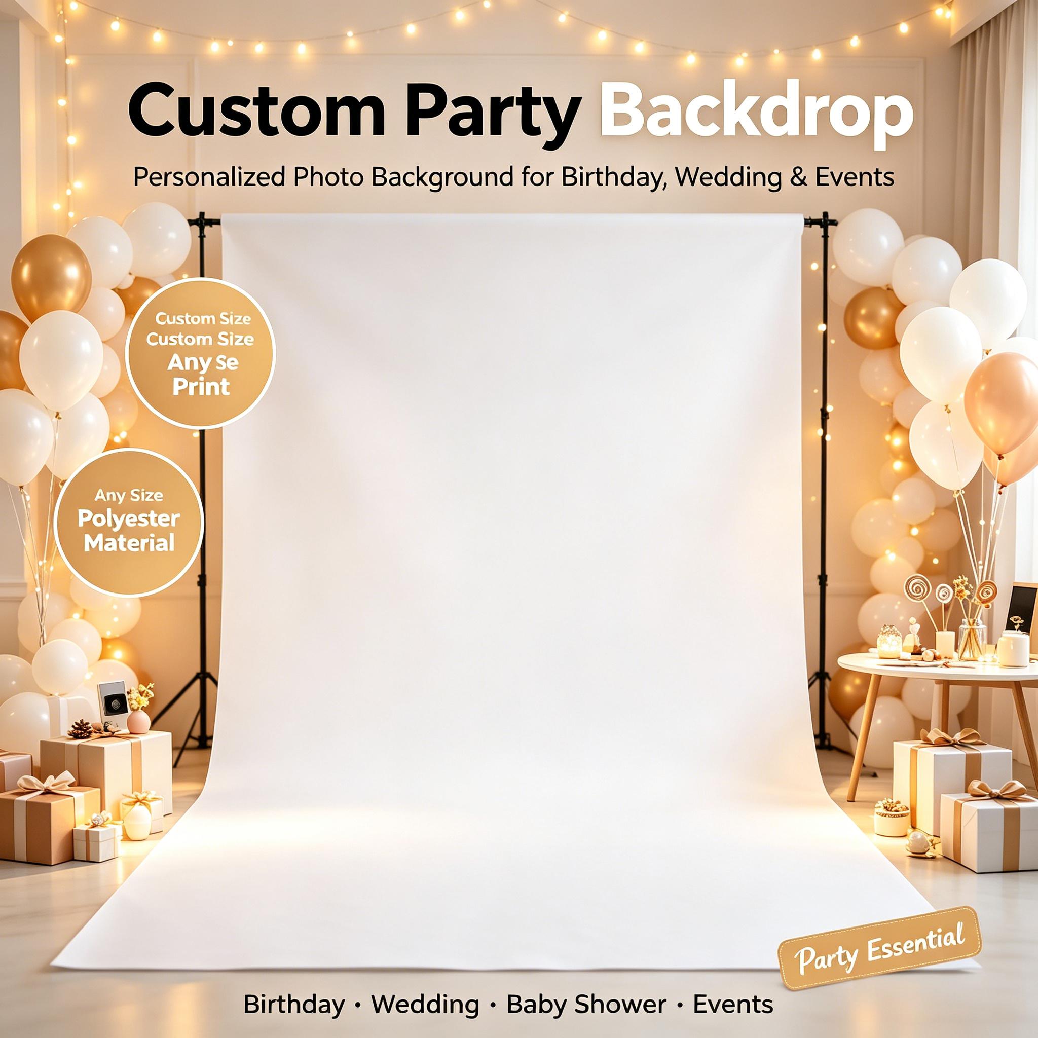 カスタム写真背景幕、パーソナライズされたパーティーバナー - - Photography Lighting Backdrop のレビューと価格