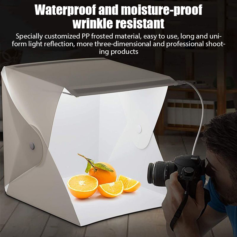 折りたたみ式ライトボックス ポータブル写真撮影用LEDフォト - Photography Lightning のレビューと価格