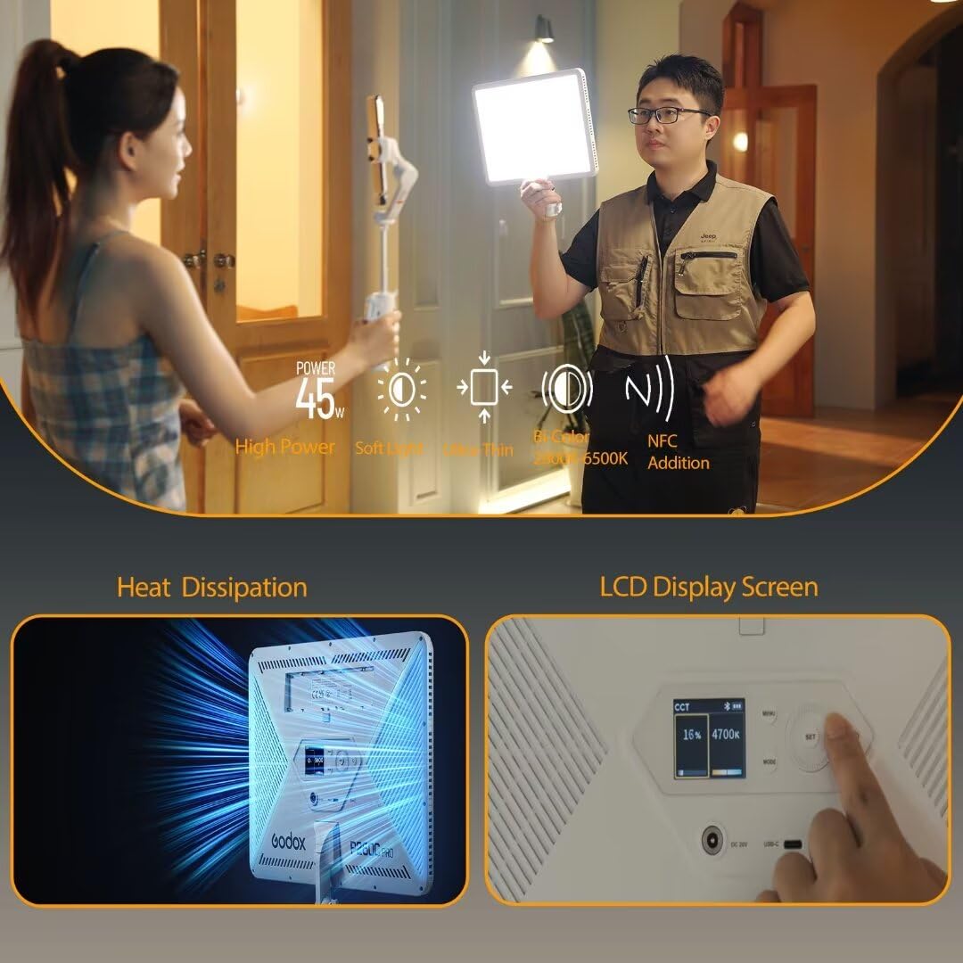 Godox P260C Pro LED ビデオライトパネル  - Video Light Panel Led のレビューと価格