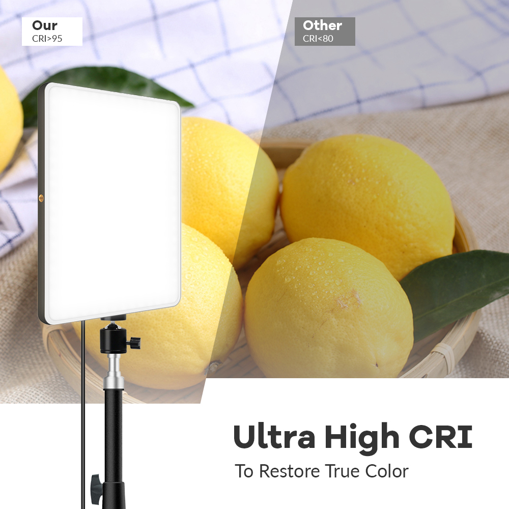 調光可能な LED ビデオライトパネル EU プラグ 270 - Video Light Panel Led のレビューと価格