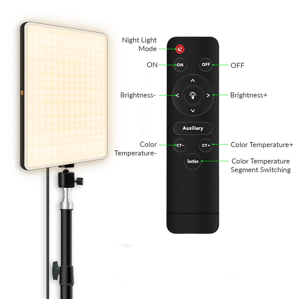 調光可能な LED ビデオライトパネル EU プラグ 270 - Video Light Panel Led のレビューと価格
