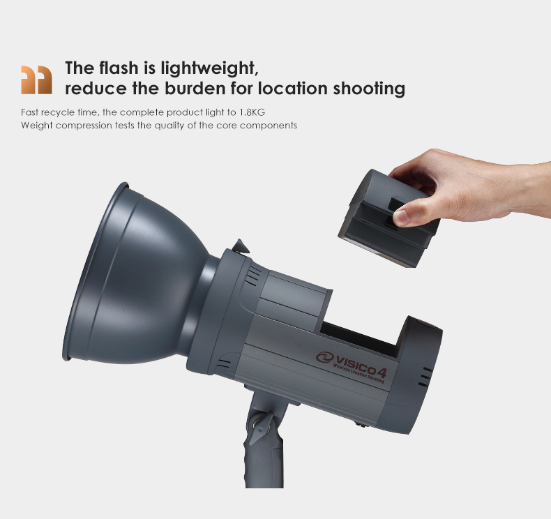 ロケ撮影用ワイヤレススタジオフラッシュ、バッテリー駆動ストロ - Photography Still Life Lighting のレビューと価格