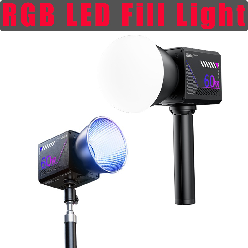 60W RGBビデオライト ポータブルLED撮影スタジオライ - Photography Lightning のレビューと価格