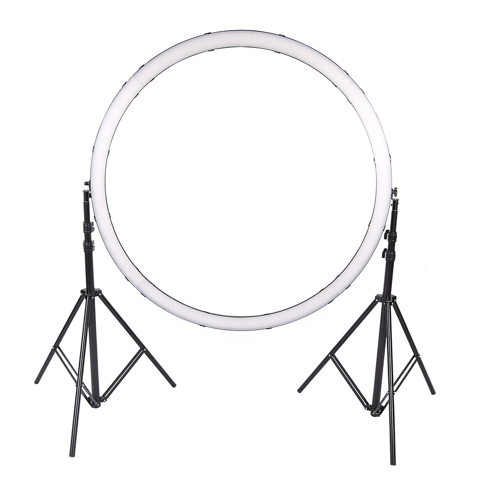 120W LEDリングライト、ワイヤーコントロール式、スタジ - Photography Lighting Studio のレビューと価格