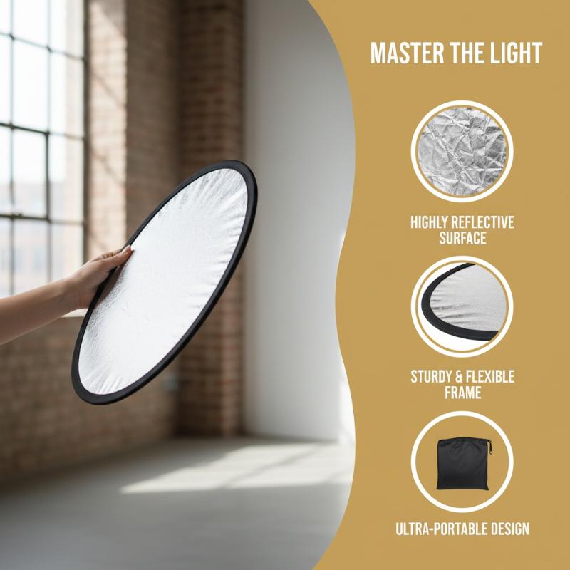 5 in 1 ラウンド型写真用リフレクター 折りたたみ式ライ - Photography Using Lighting のレビューと価格