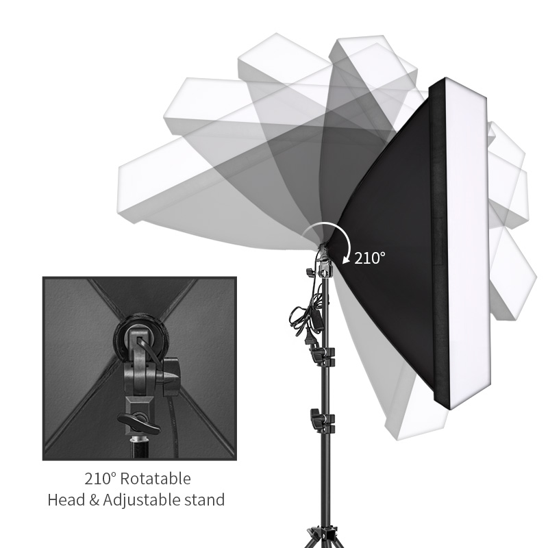 写真撮影用50x70CMソフトボックス照明キットシステム、プ - Photography Using Lighting のレビューと価格