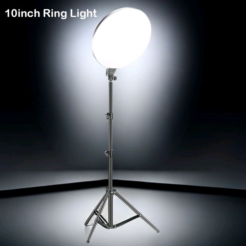10インチLED撮影用フィルライト三脚スタンドカメラ写真スタ - Photography Lighting Studio のレビューと価格